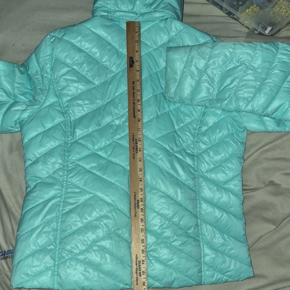 Tek Gear Women's Puffer Jacket - Aqua - Picture 4 of 5
